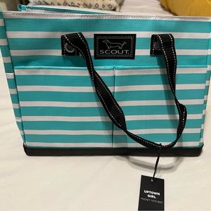 NWT Scout Uptown Girl bag in montauk mint stripe